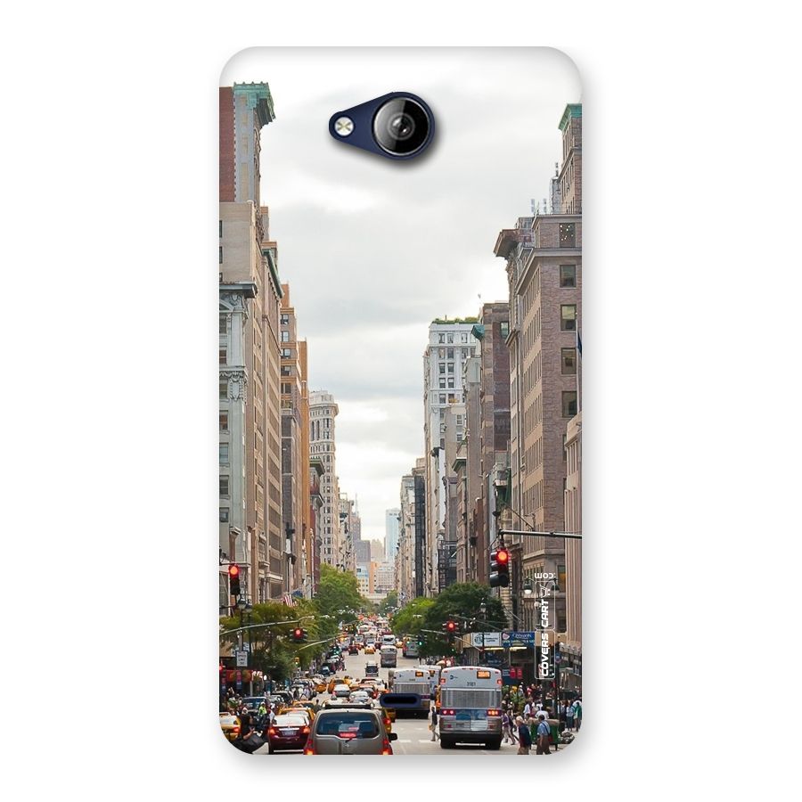City Street View Back Case for Canvas Play Q355