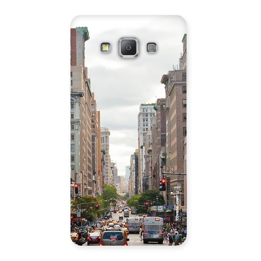 City Street View Back Case for Galaxy A7