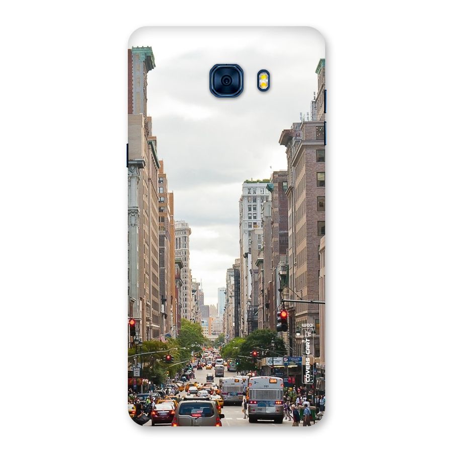 City Street View Back Case for Galaxy C7 Pro