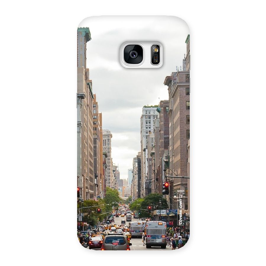 City Street View Back Case for Galaxy S7 Edge