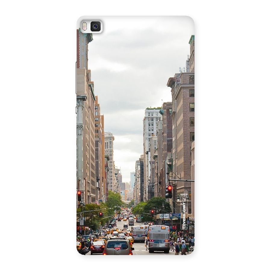 City Street View Back Case for Huawei P8