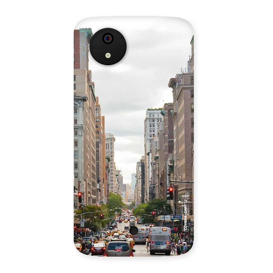 City Street View Back Case for Micromax Canvas A1