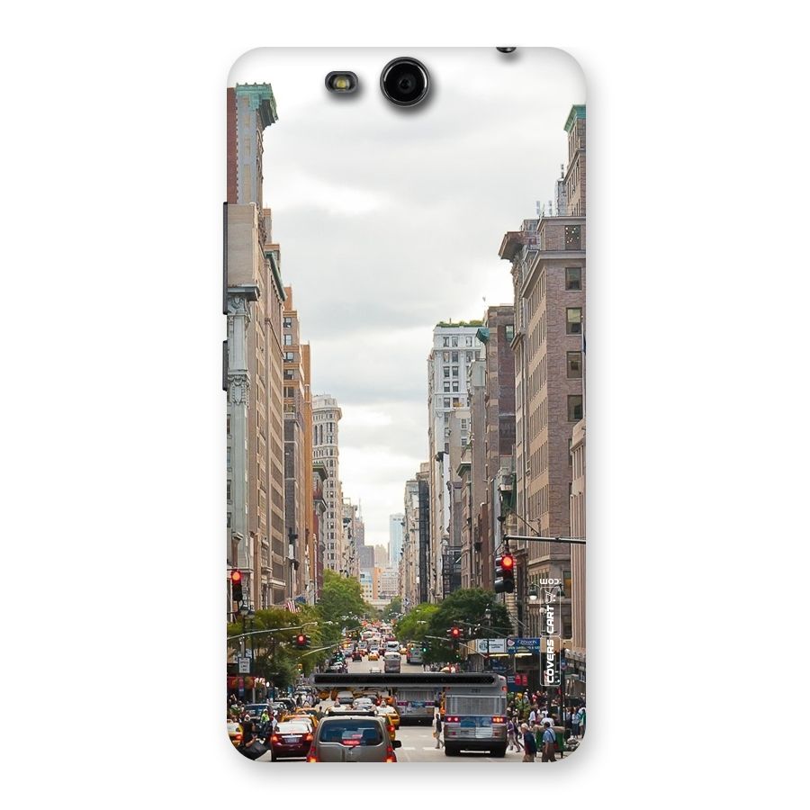 City Street View Back Case for Micromax Canvas Juice 3 Q392