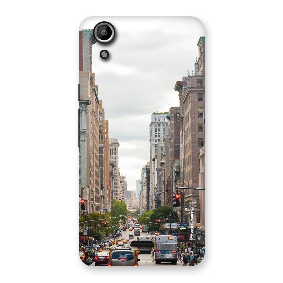 City Street View Back Case for Micromax Canvas Selfie Lens Q345