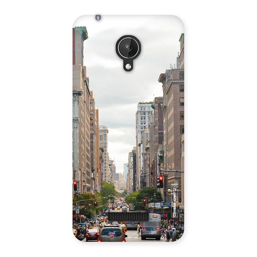 City Street View Back Case for Micromax Canvas Spark Q380