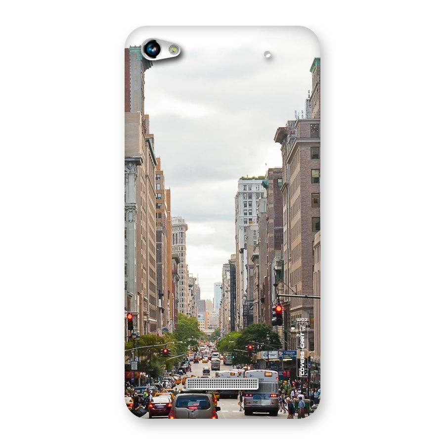 City Street View Back Case for Micromax Hue 2