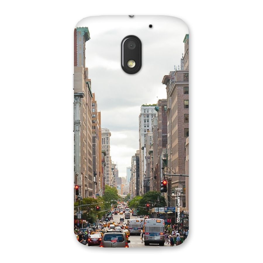 City Street View Back Case for Moto E3 Power