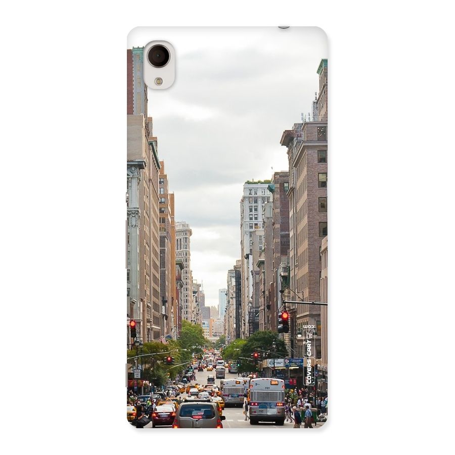 City Street View Back Case for Sony Xperia M4