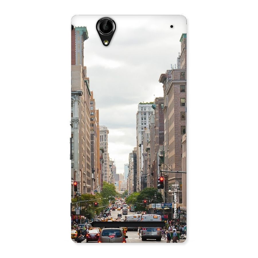 City Street View Back Case for Sony Xperia T2