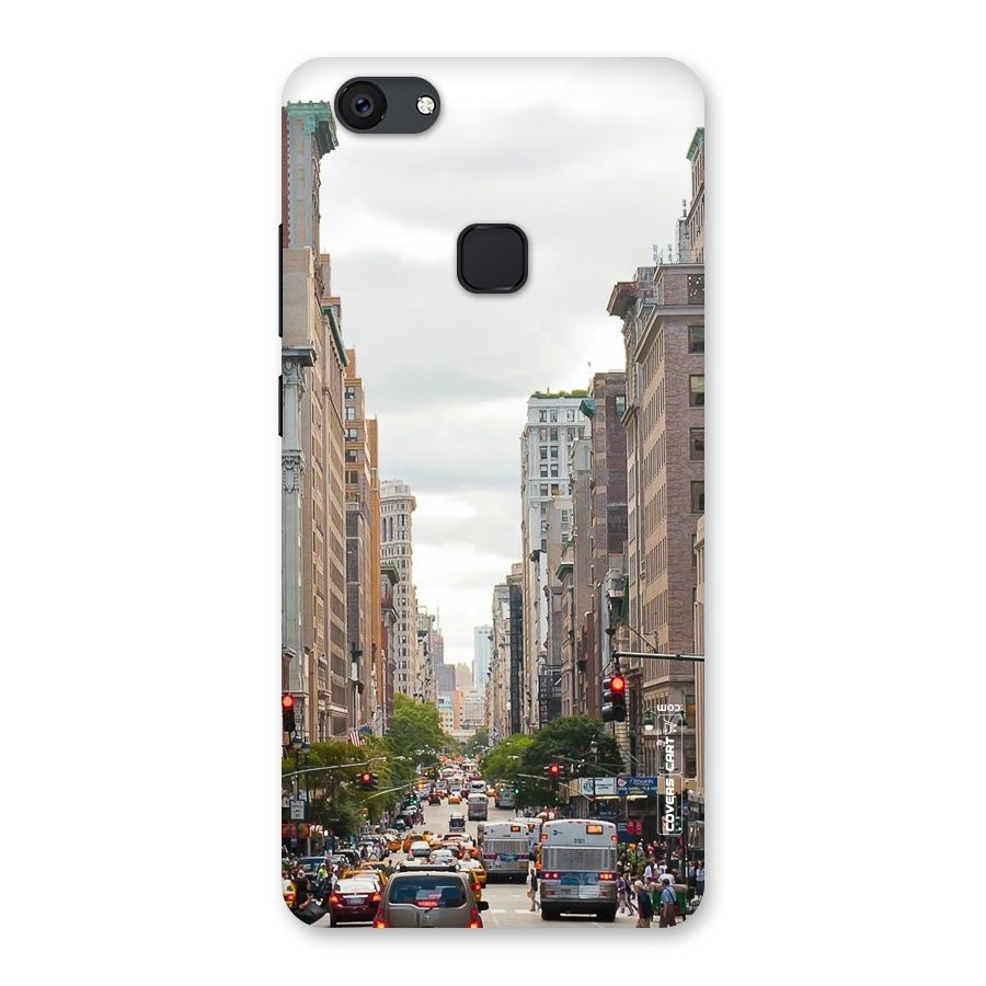 City Street View Back Case for Vivo V7 Plus