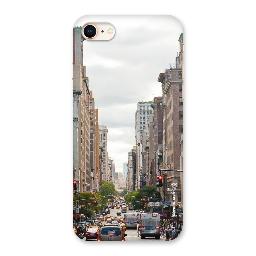 City Street View Back Case for iPhone 8