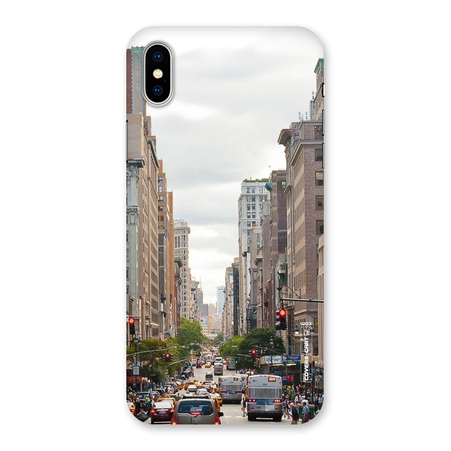City Street View Back Case for iPhone X