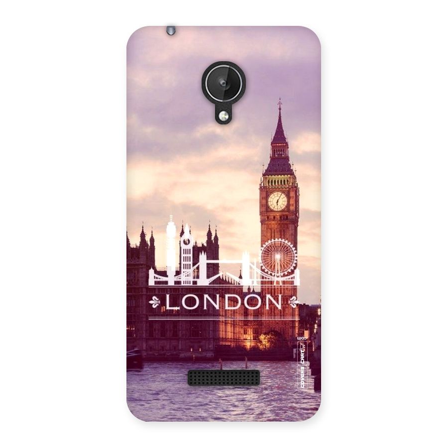 City Tower Back Case for Micromax Canvas Spark Q380