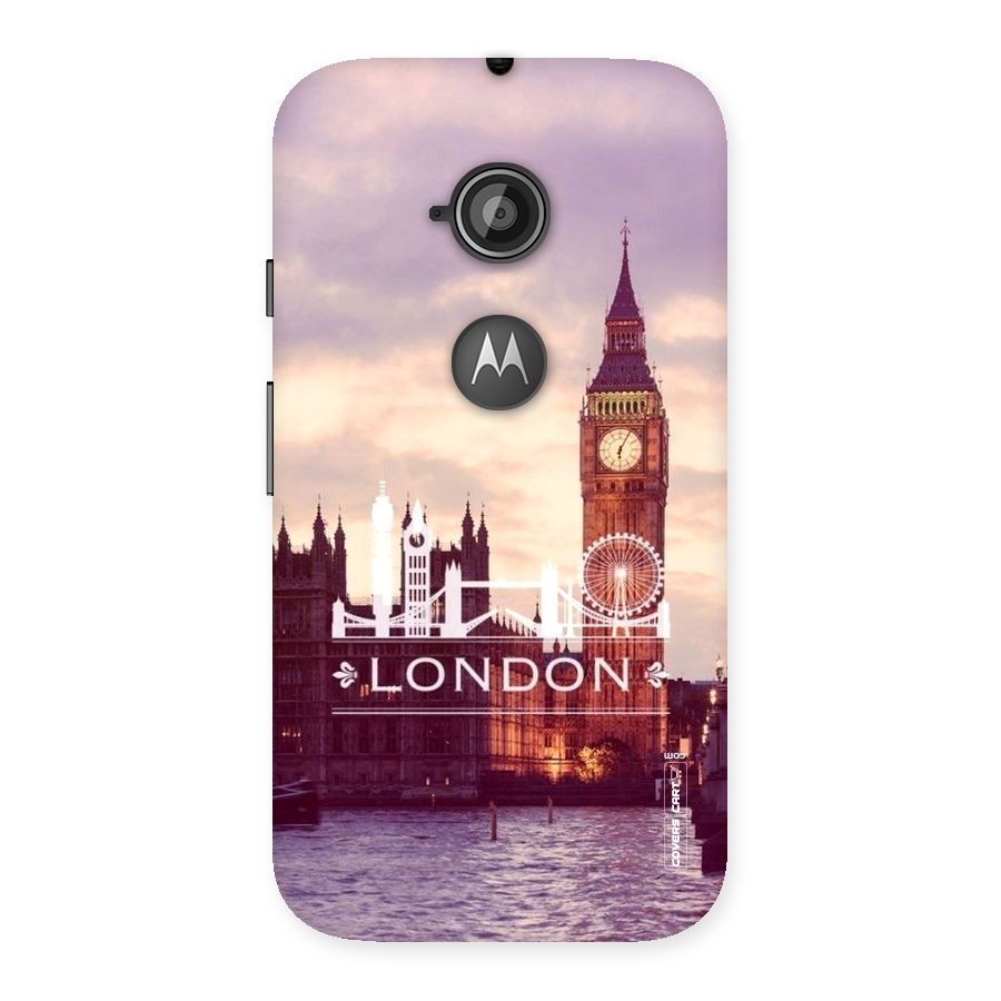 City Tower Back Case for Moto E 2nd Gen