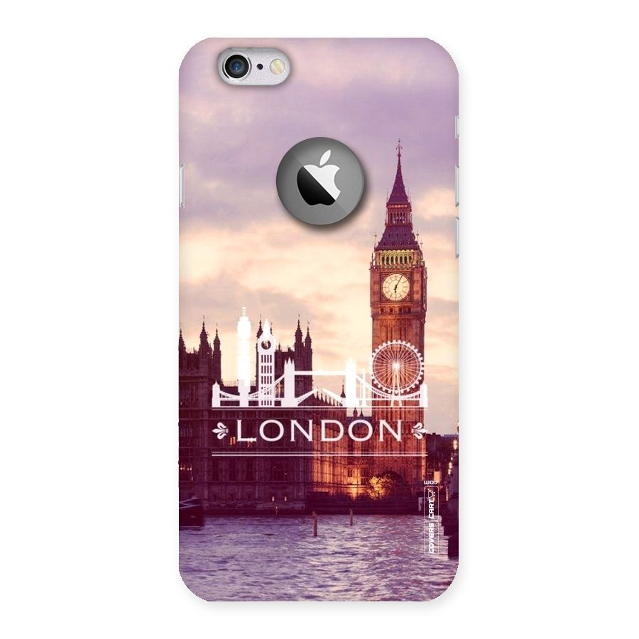 City Tower Back Case for iPhone 6 Logo Cut