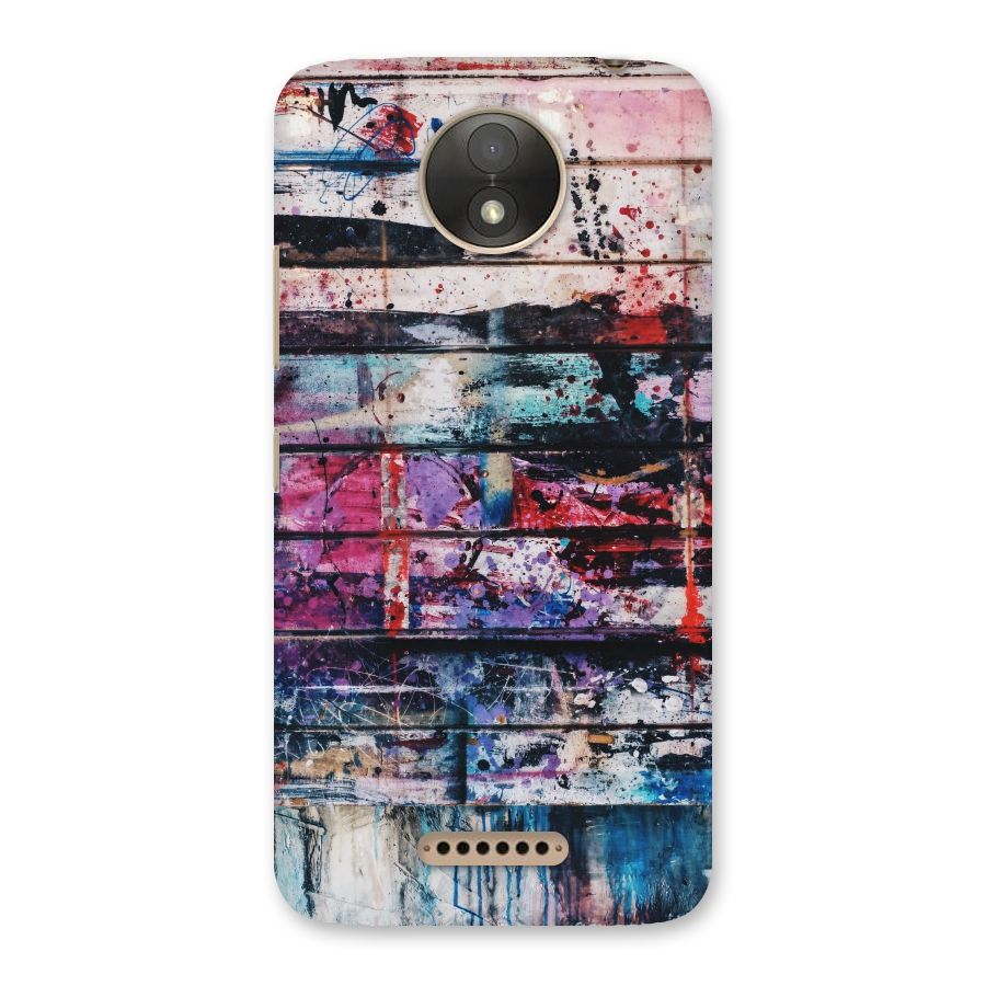 Classic Art Splash Back Case for Moto C Plus