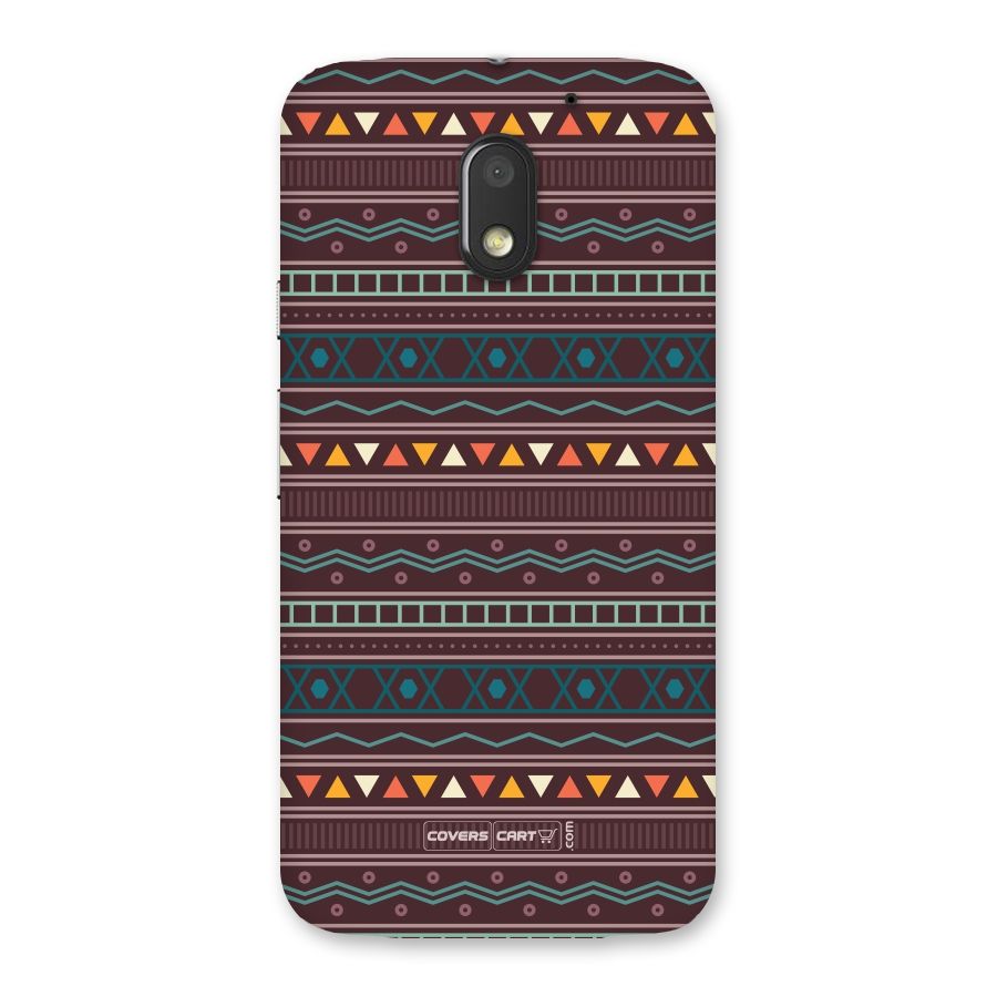 Classic Aztec Pattern Back Case for Moto E3 Power
