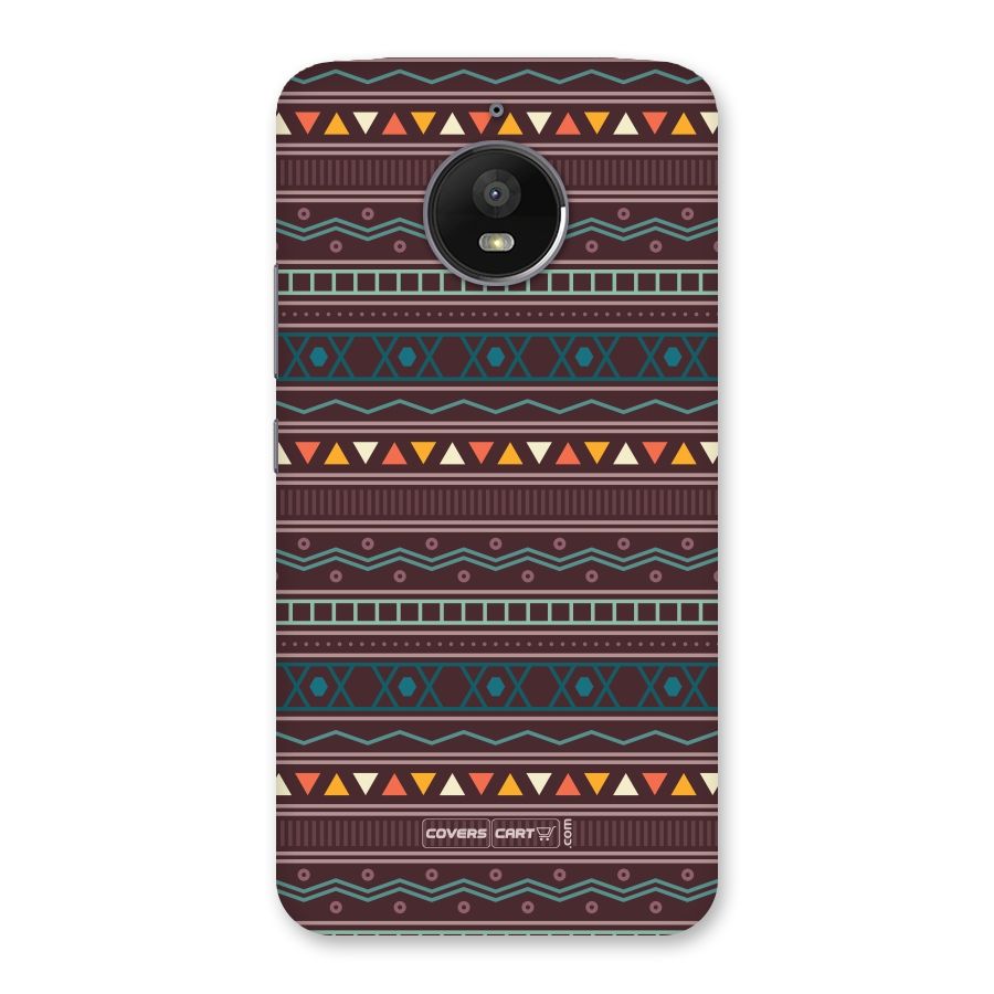 Classic Aztec Pattern Back Case for Moto E4 Plus