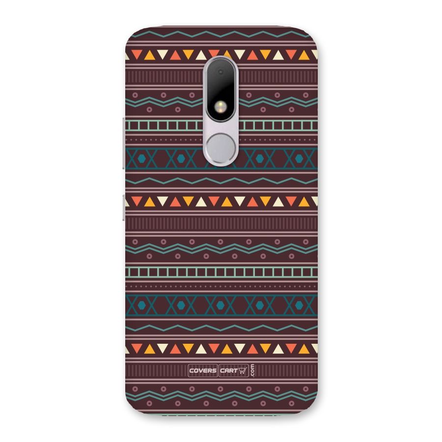 Classic Aztec Pattern Back Case for Moto M