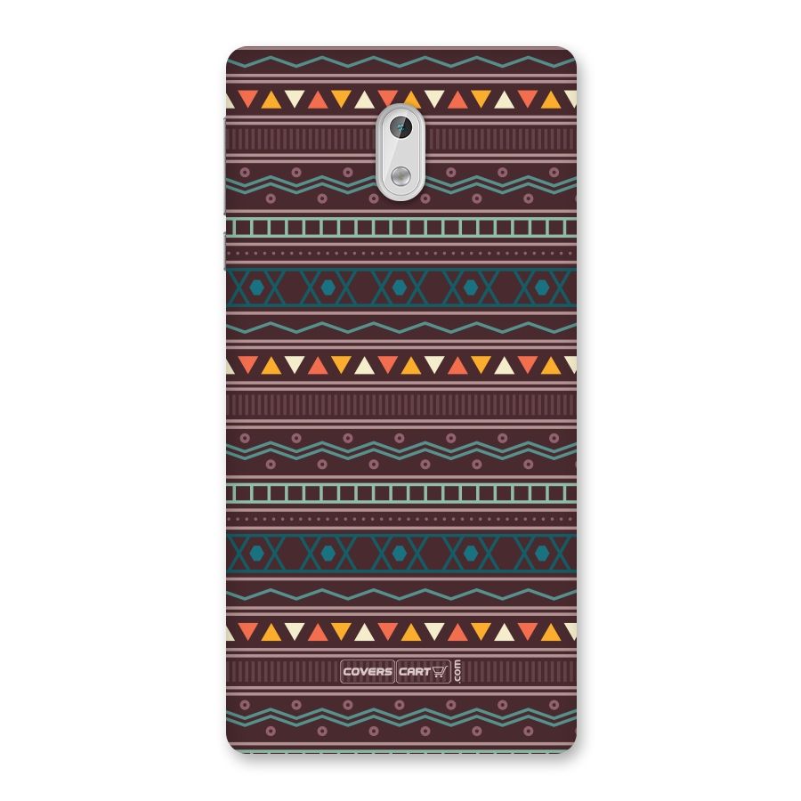 Classic Aztec Pattern Back Case for Nokia 3