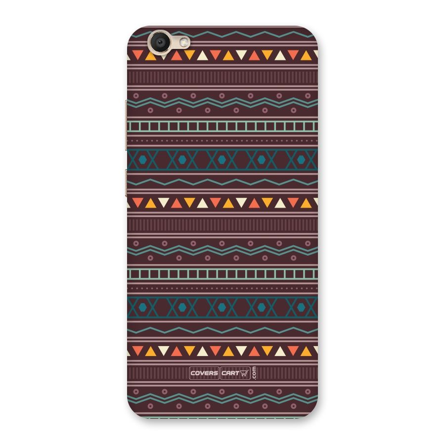 Classic Aztec Pattern Back Case for Vivo V5