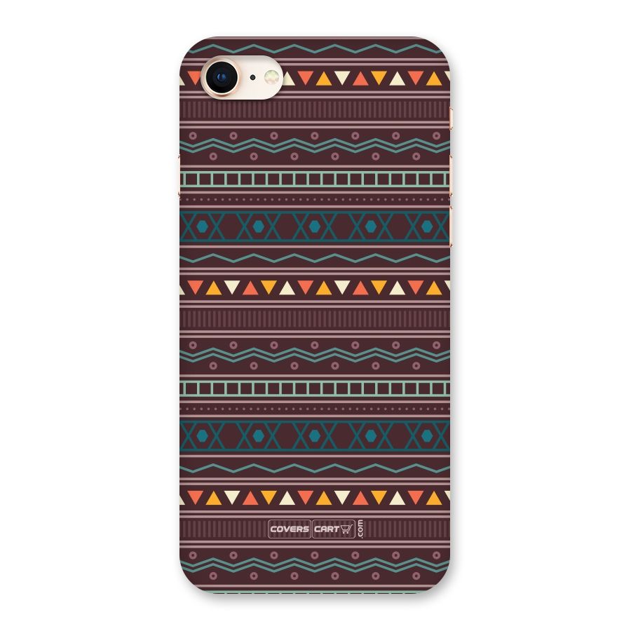 Classic Aztec Pattern Back Case for iPhone 8