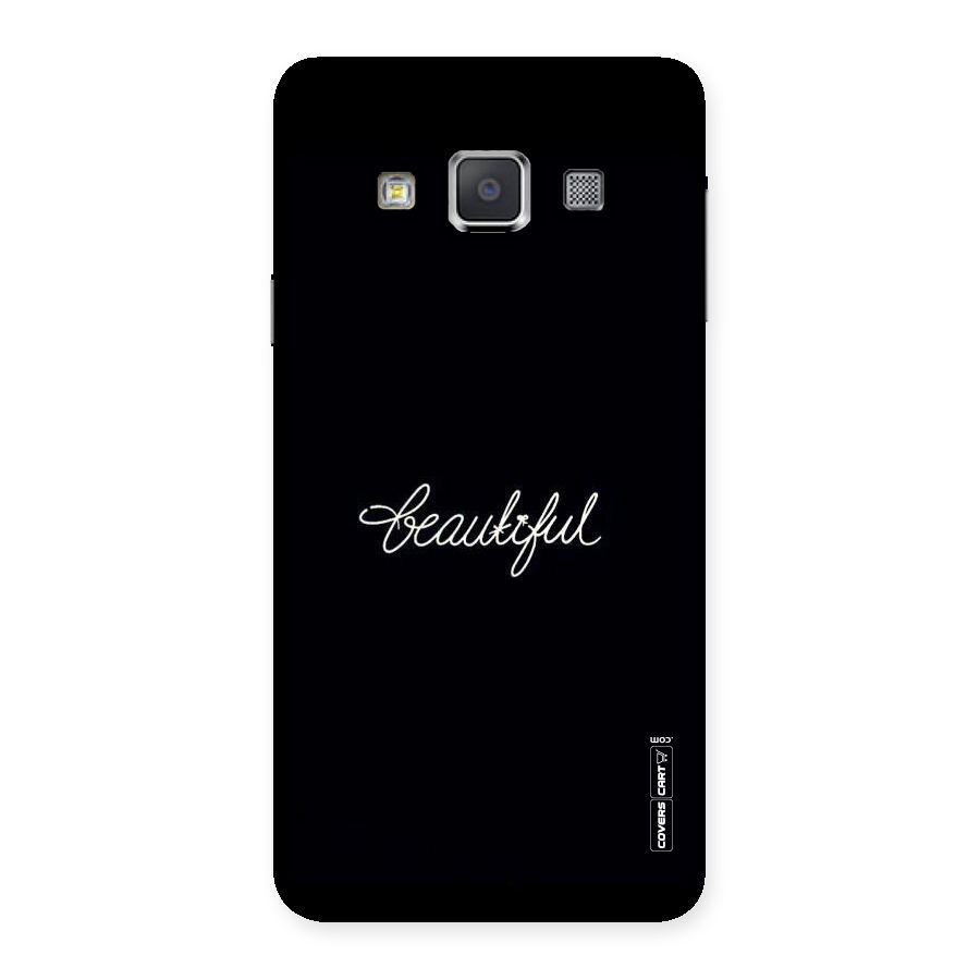 Classic Beautiful Back Case for Galaxy A3
