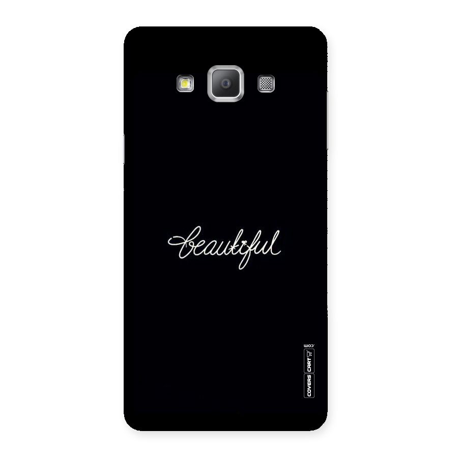 Classic Beautiful Back Case for Galaxy A7