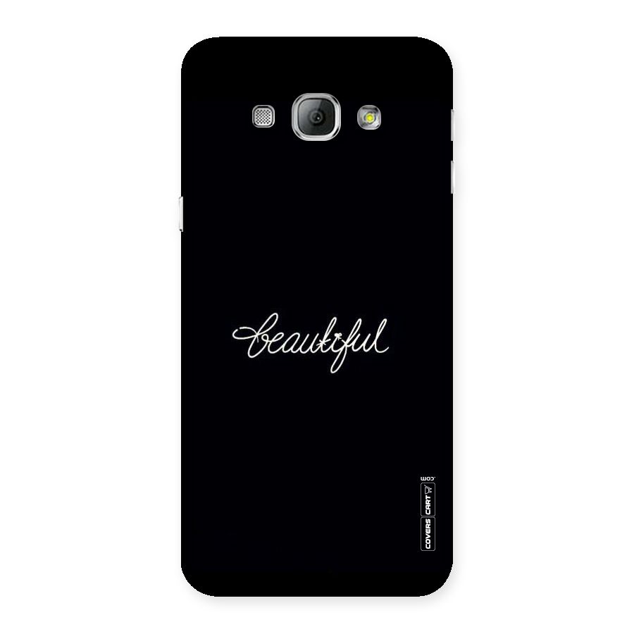 Classic Beautiful Back Case for Galaxy A8