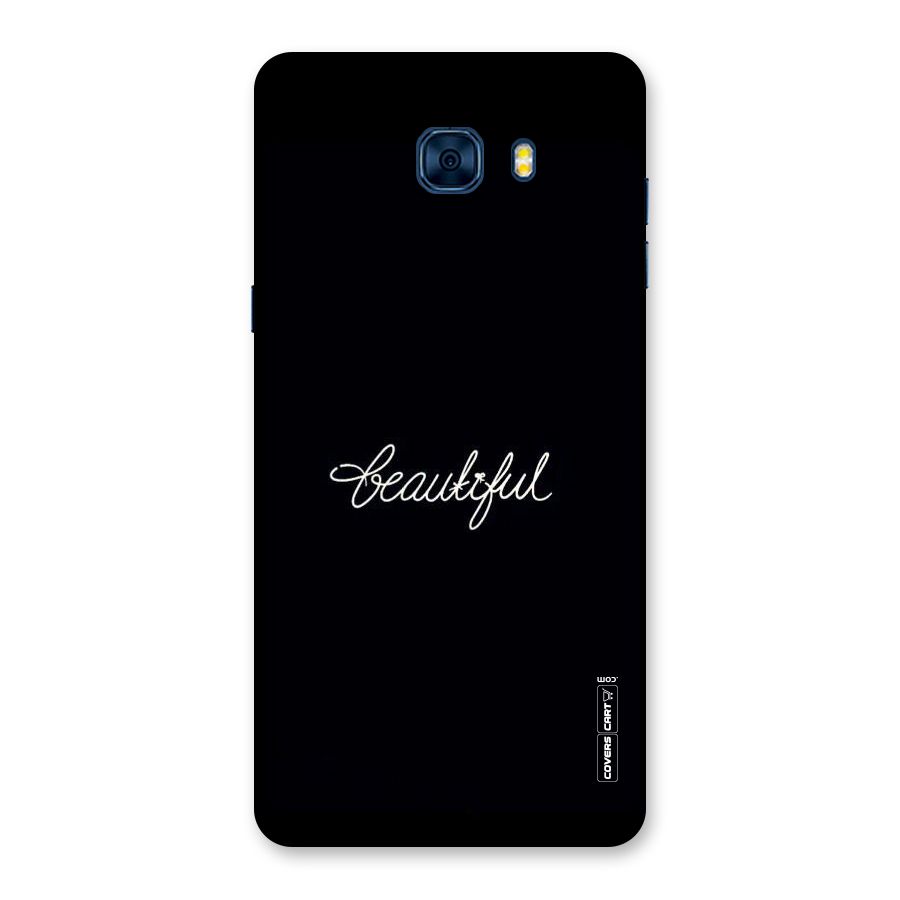 Classic Beautiful Back Case for Galaxy C7 Pro