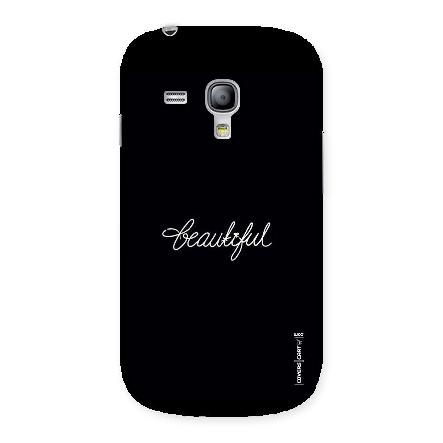 Classic Beautiful Back Case for Galaxy S3 Mini