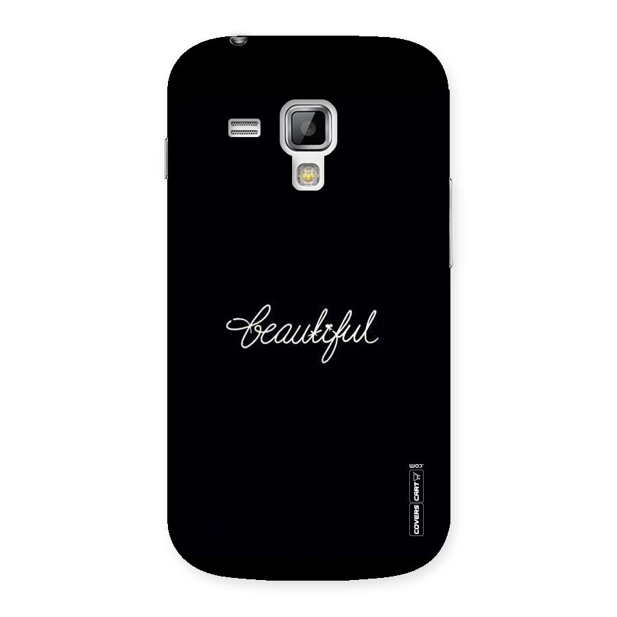Classic Beautiful Back Case for Galaxy S Duos