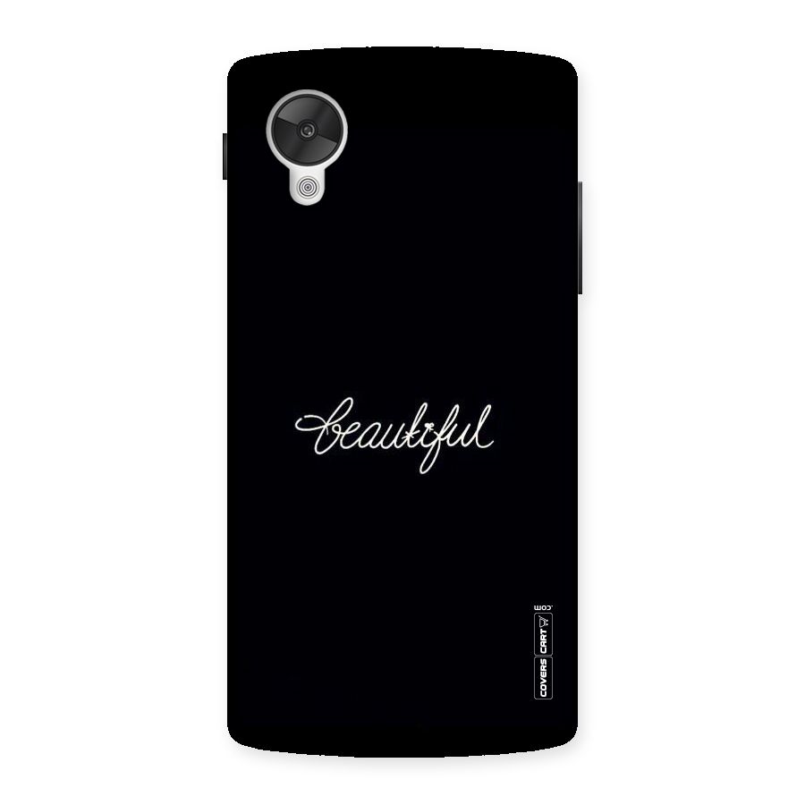 Classic Beautiful Back Case for Google Nexsus 5