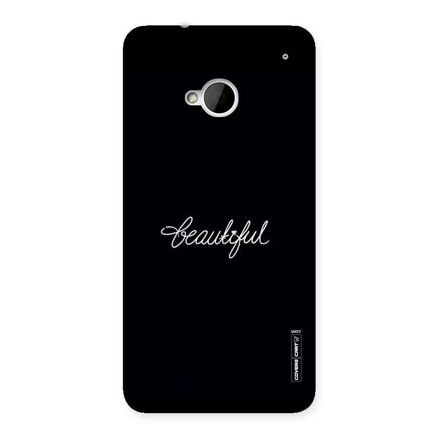 Classic Beautiful Back Case for HTC One M7