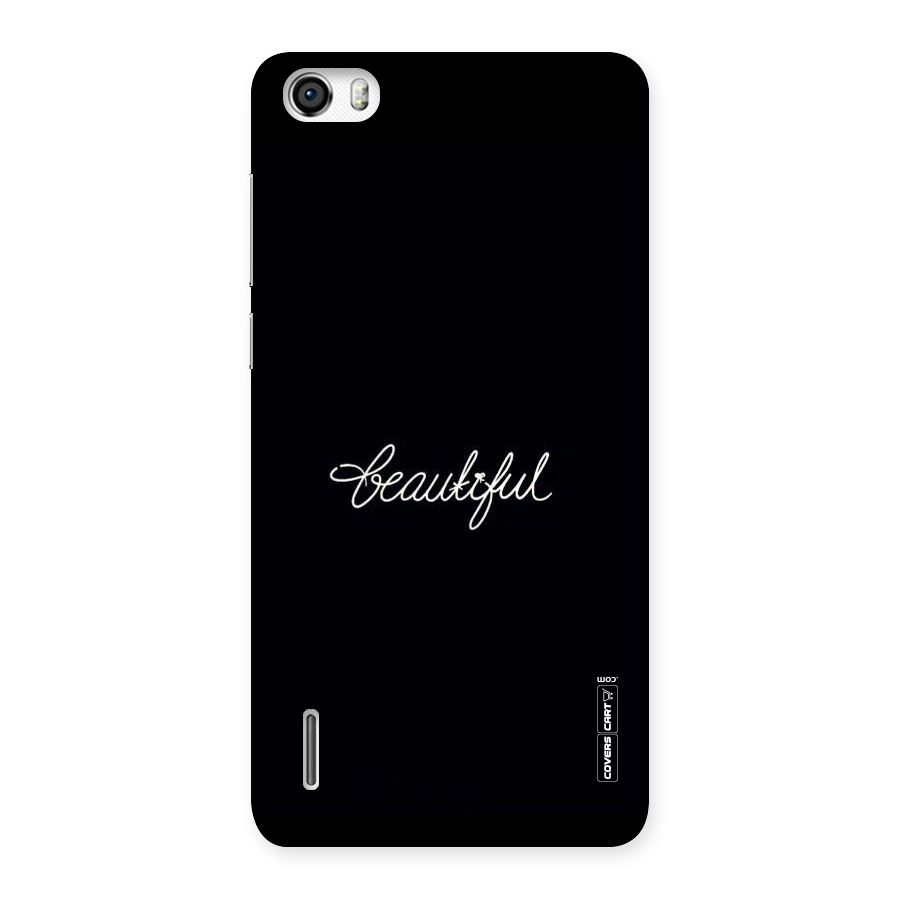 Classic Beautiful Back Case for Honor 6