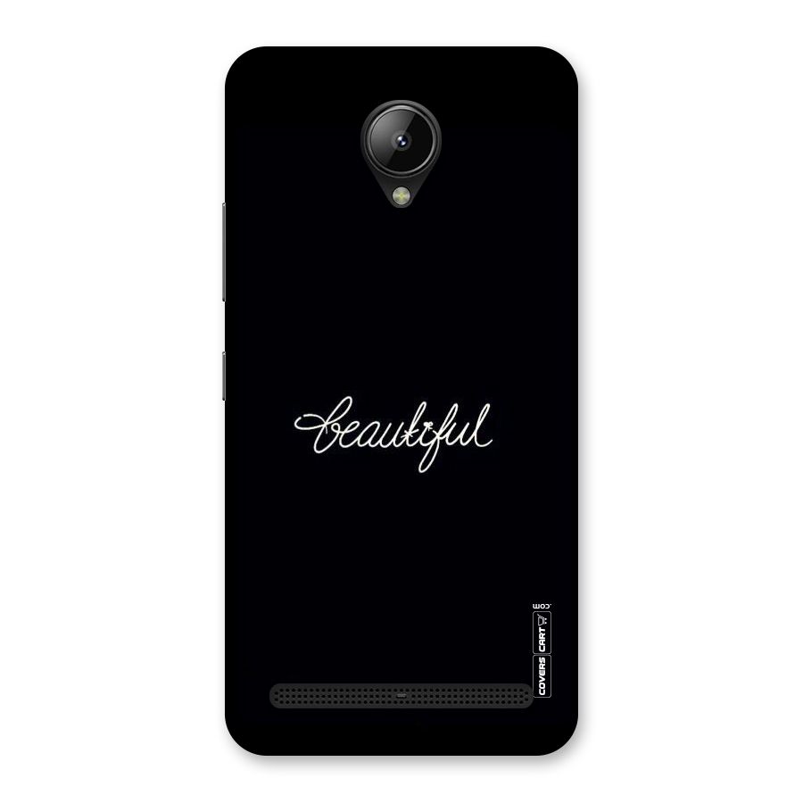 Classic Beautiful Back Case for Lenovo C2