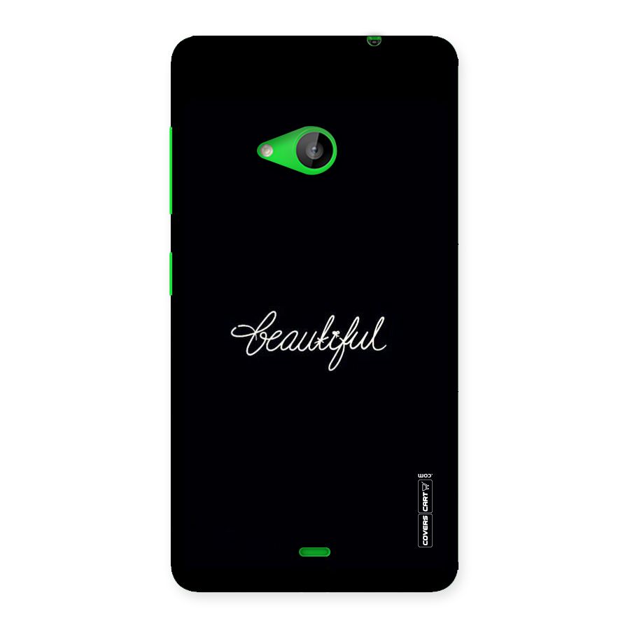 Classic Beautiful Back Case for Lumia 535