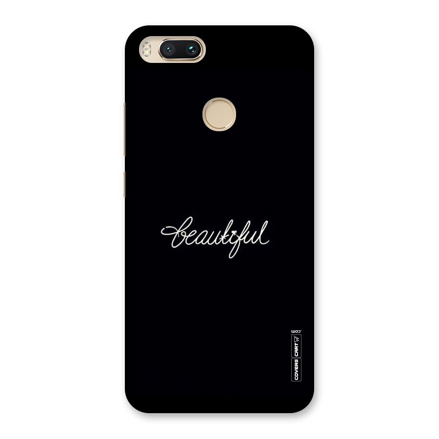 Classic Beautiful Back Case for Mi A1