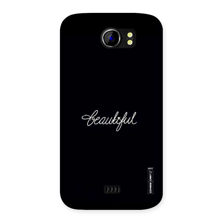 Classic Beautiful Back Case for Micromax Canvas 2 A110
