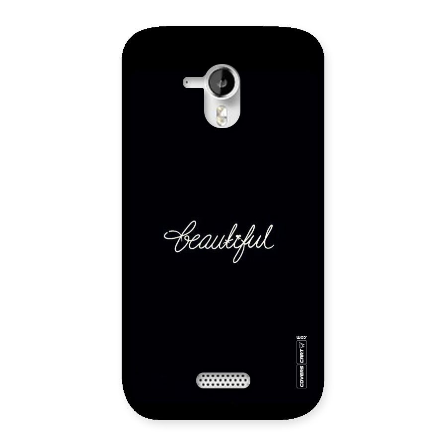 Classic Beautiful Back Case for Micromax Canvas HD A116