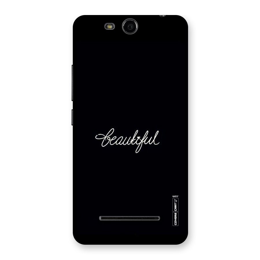 Classic Beautiful Back Case for Micromax Canvas Juice 3 Q392