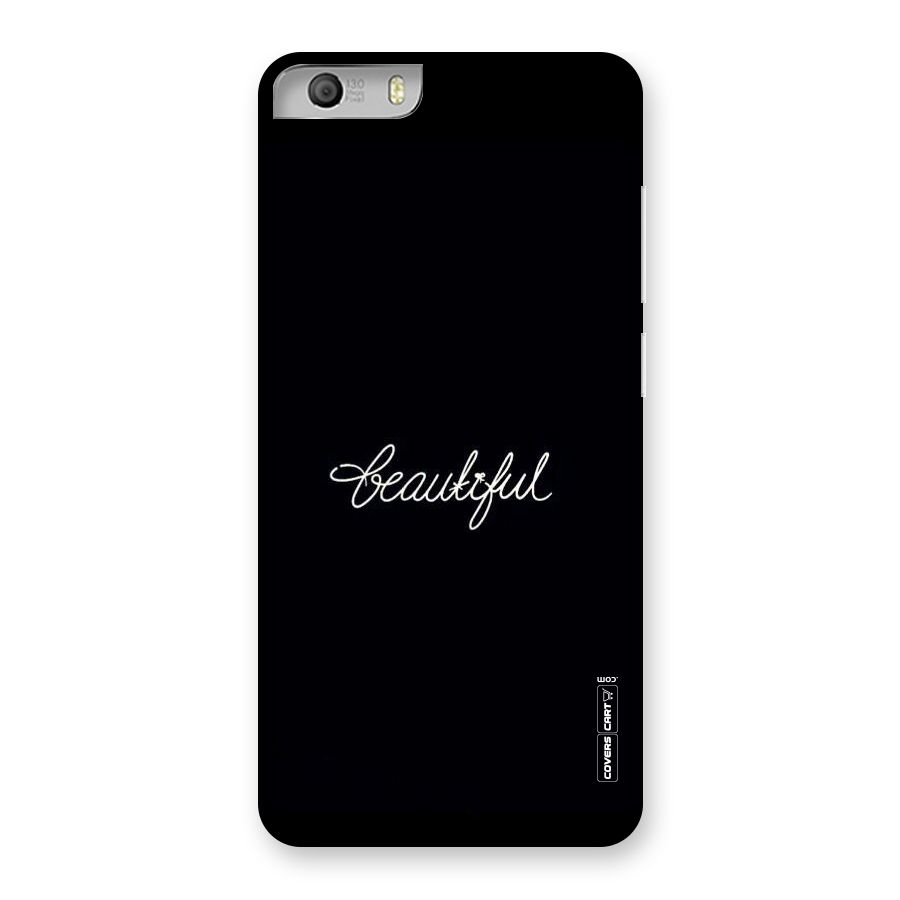 Classic Beautiful Back Case for Micromax Canvas Knight 2