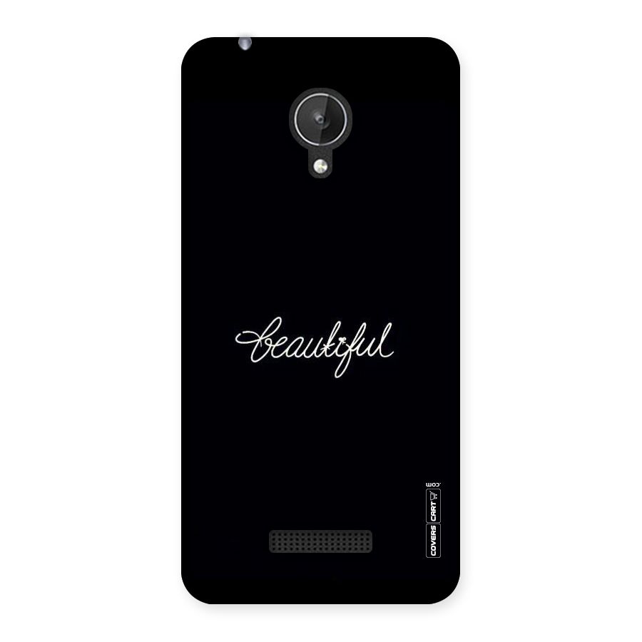 Classic Beautiful Back Case for Micromax Canvas Spark Q380