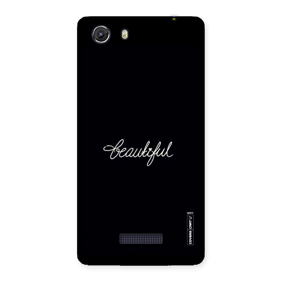 Classic Beautiful Back Case for Micromax Unite 3