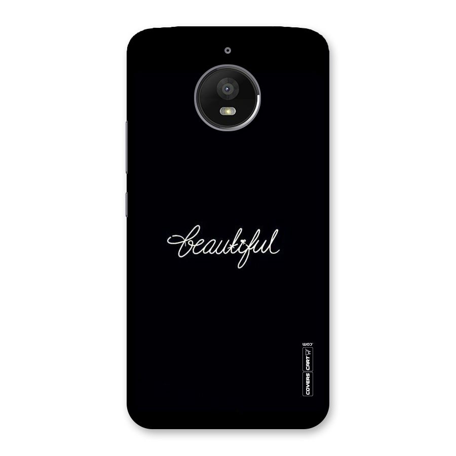 Classic Beautiful Back Case for Moto E4 Plus