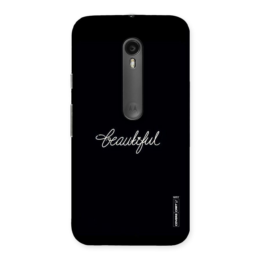 Classic Beautiful Back Case for Moto G Turbo