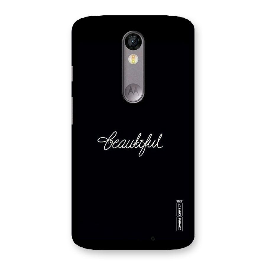 Classic Beautiful Back Case for Moto X Force
