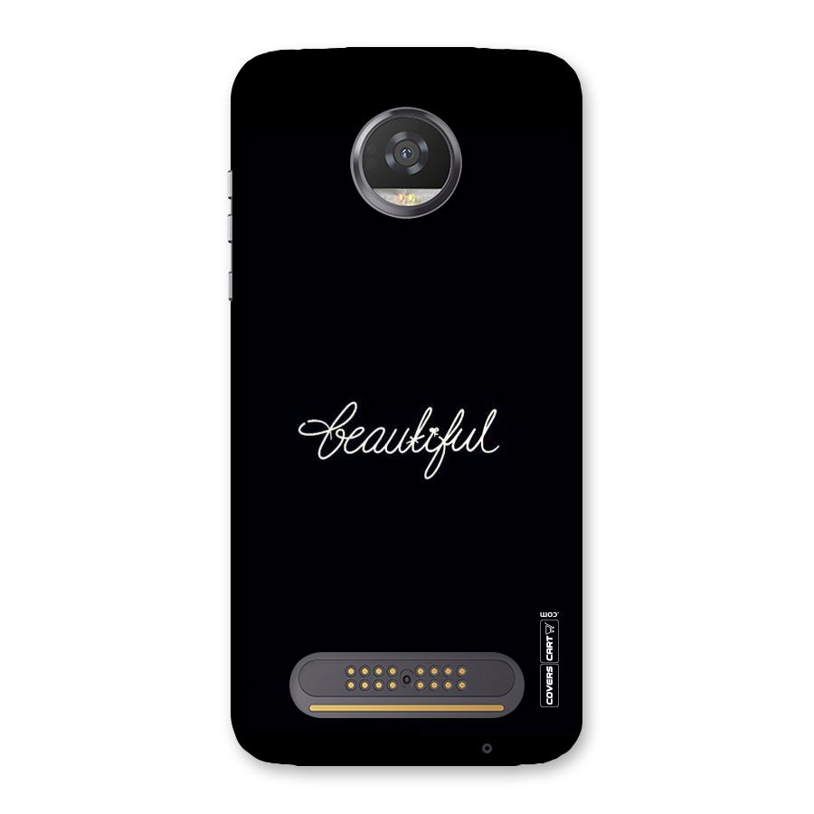 Classic Beautiful Back Case for Moto Z2 Play