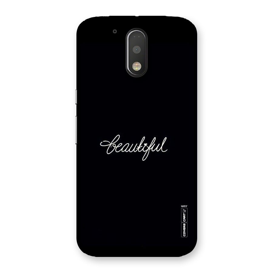 Classic Beautiful Back Case for Motorola Moto G4 Plus