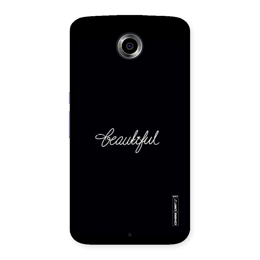 Classic Beautiful Back Case for Nexsus 6